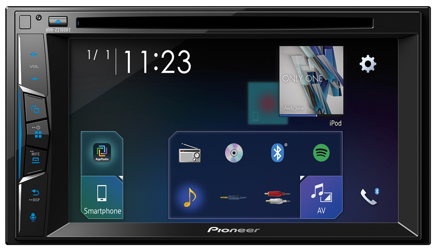 Bästa premium, Pioneer AVH-Z2200BT